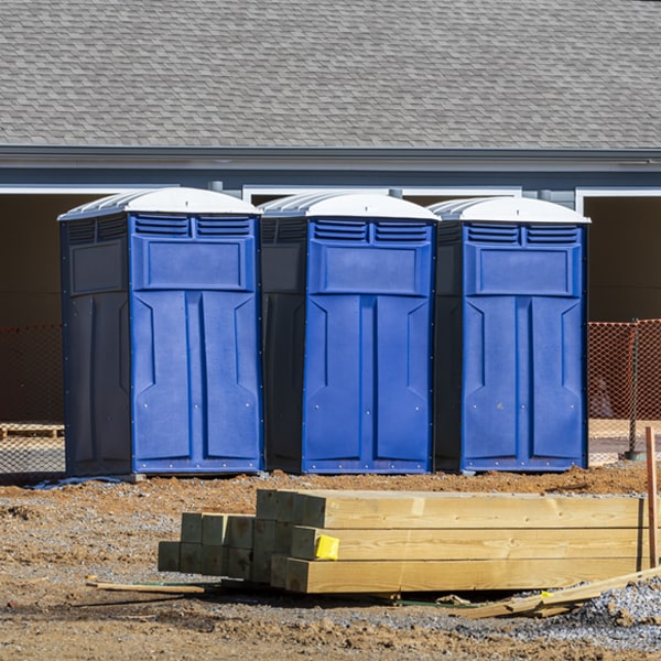 how can i report damages or issues with the porta potties during my rental period in Pomona California